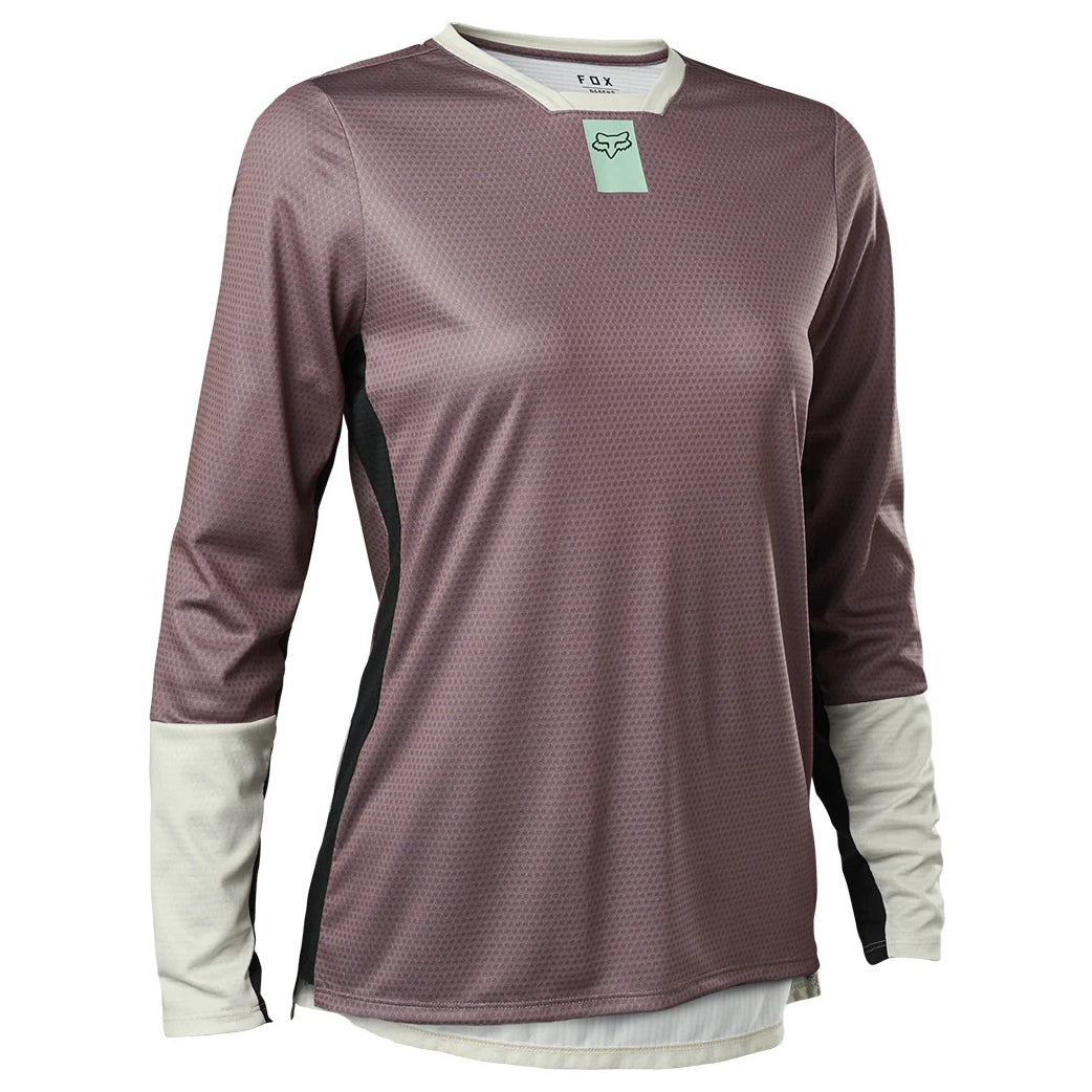 Fox Womens Defend Long Sleeve Jersey (2023)