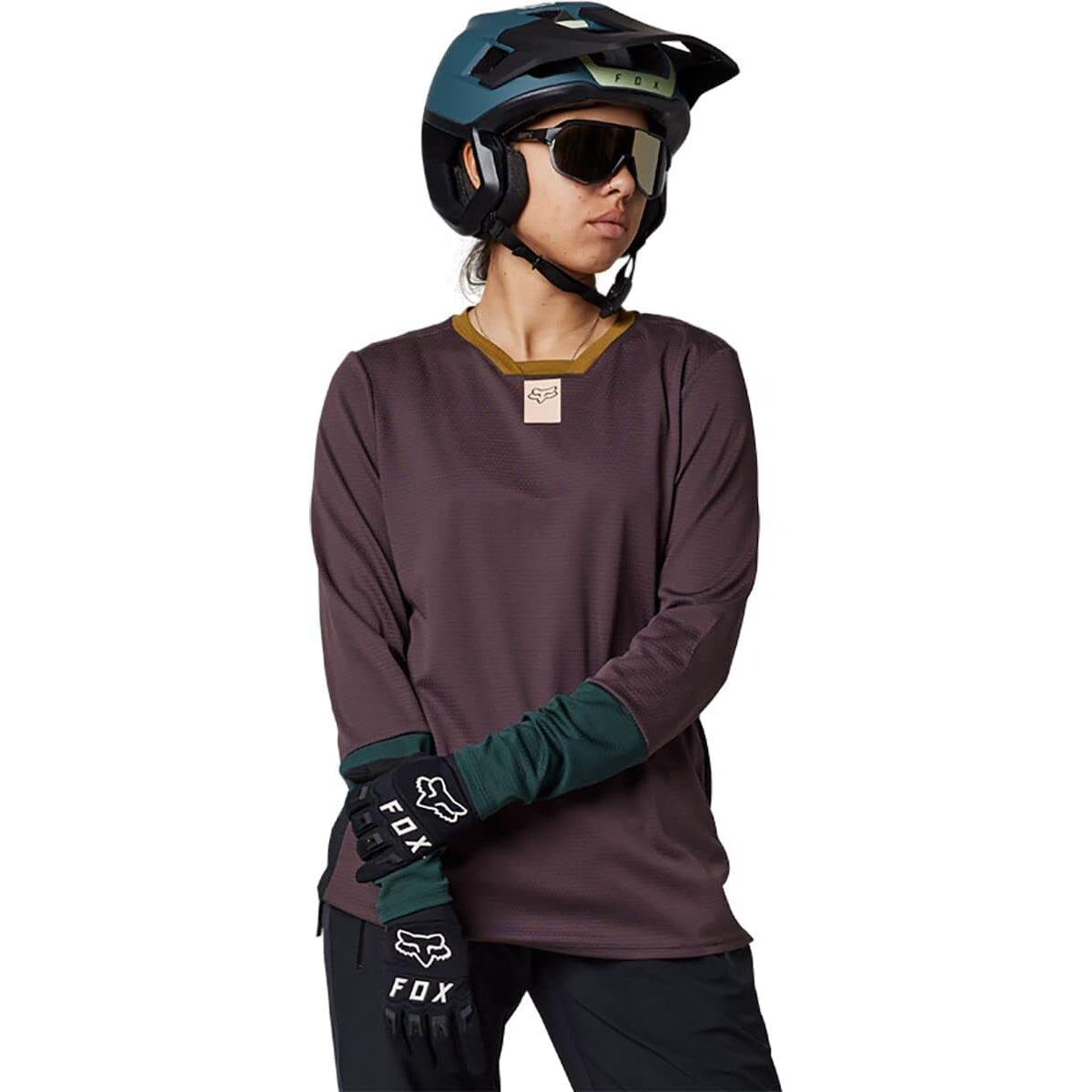 Fox Womens Defend Long Sleeve Jersey (2023)