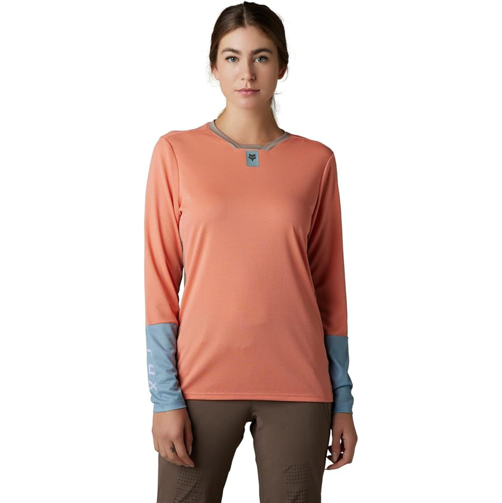 Fox Womens Defend Long Sleeve Jersey (2023)