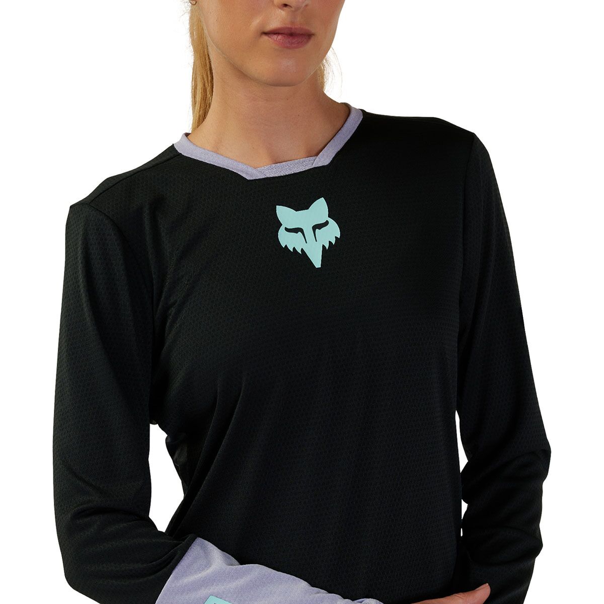 Fox Womens Defend Race Long Sleeve Jersey (2023)