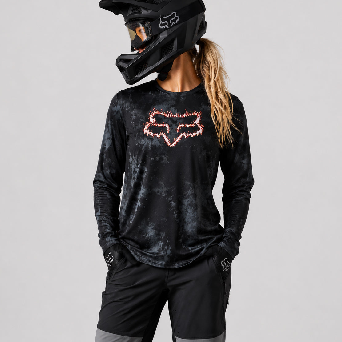 Fox Womens Flexair Long Sleeve TS57 Jersey