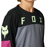 Fox Youth Defend Race Long Sleeve Jersey (2024)