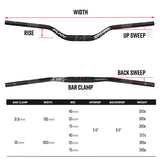 Handlebar MTB Funn Upturn 31.8 x 785mm