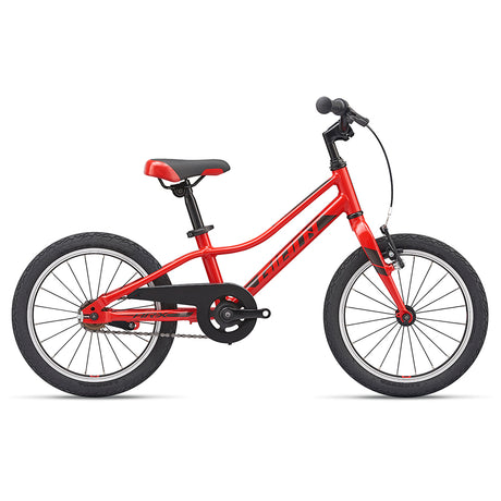 Giant ARX Lightweight 16-inch lightweight kids bike in bright red with black highlights