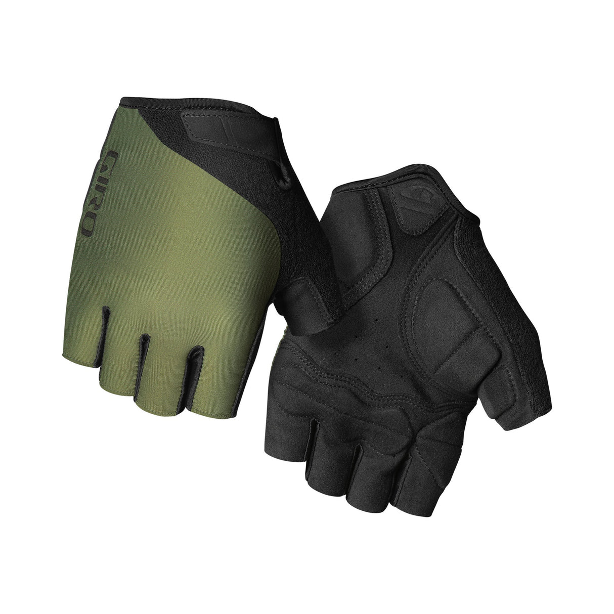 Giro Jag Renew recycled bike gloves in Trail Green feature EVA palm padding