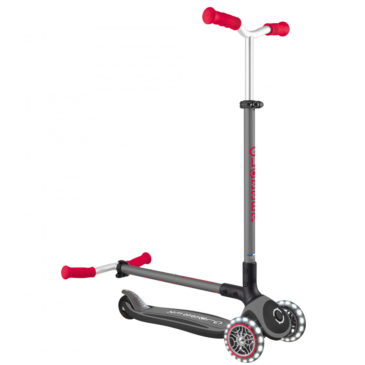 Globber Master 3 Wheel Folding Scooter with Lights