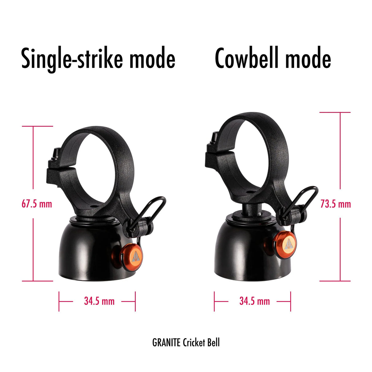 Granite Cricket Bell Dual-Mode