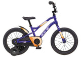 GT Siren 16 16-inch kids bike in purple with orange highlights