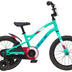 GT Siren 16 16-inch kids bike in teal with pink highlights