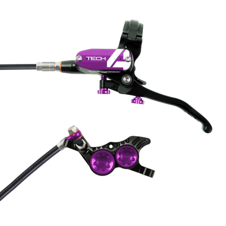 Hope Tech 4 V4 Disc Brake Black/Purple Left