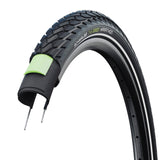 Tyre 700 x 35 Schwalbe Marathon Greenguard Wirebead Black Reflective