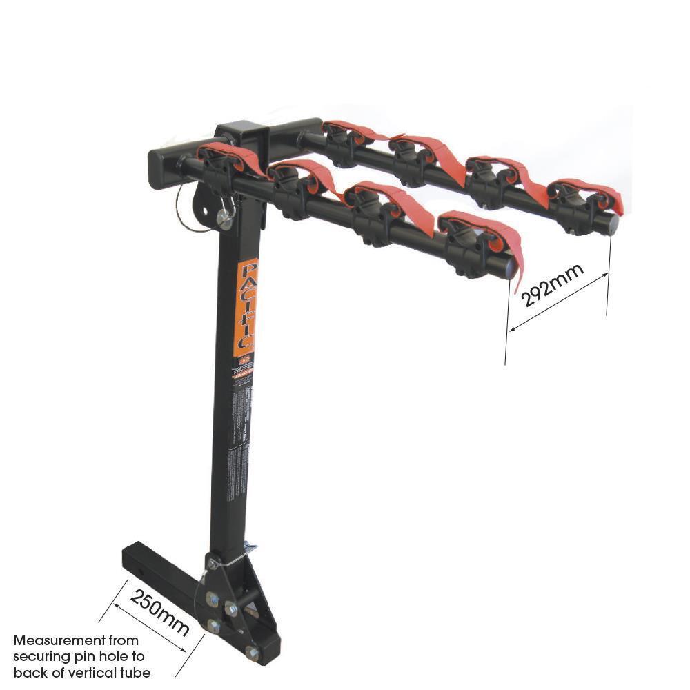 Pacific Tilt Square Hitch 4H Car Rack (4 Bike)