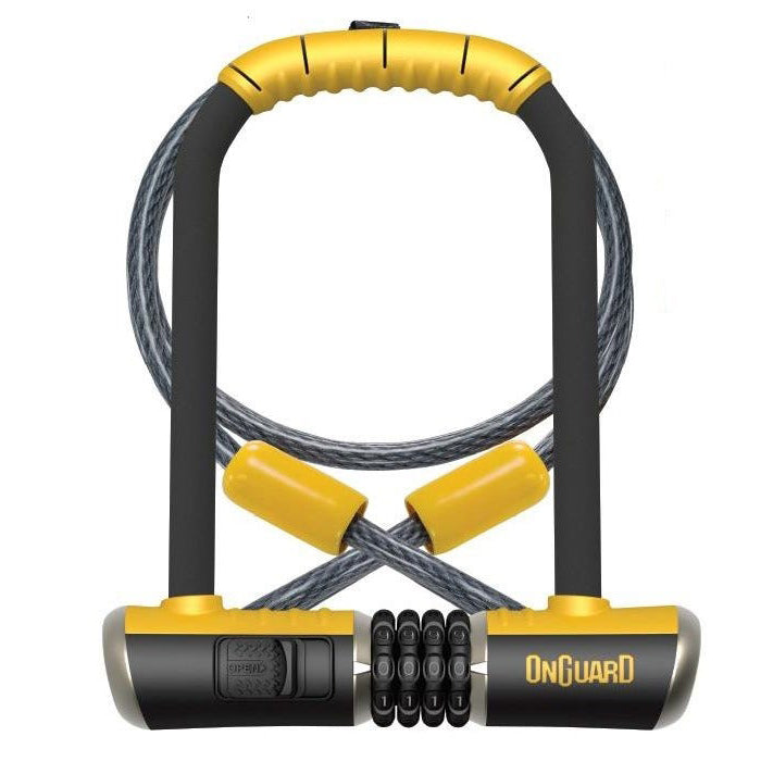 OnGuard Bulldog DT 8012C 230mm Combination U-Lock and Cable