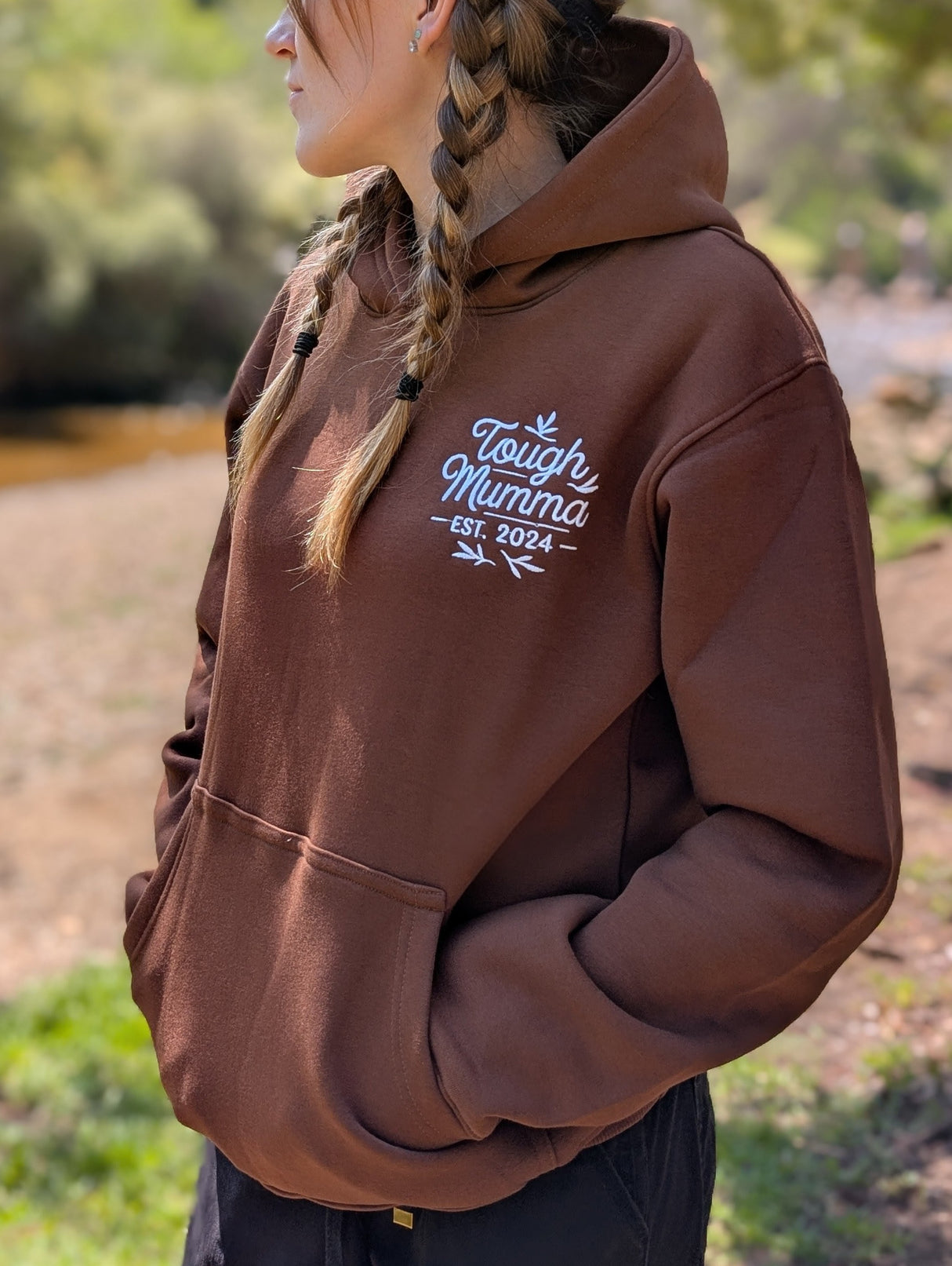 Tough Mumma Womens Pullover Fleece Hoodie