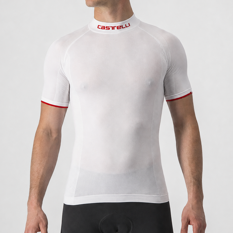 Castelli Mens Iride Seamless Short Sleeve Base Layer