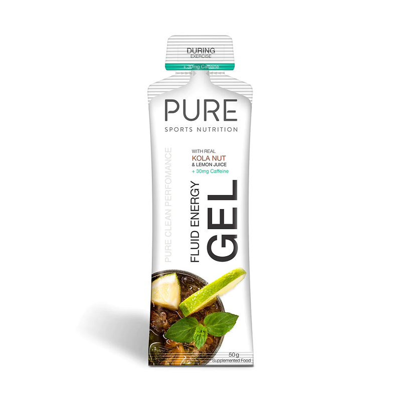 PURE Fluid Energy Gel 50g - Kola Nut & Lemon Juice