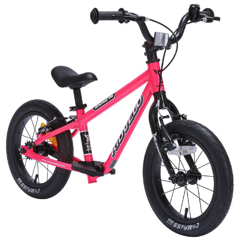 Kidvelo Rookie 14" Balance Bike Neon Pink