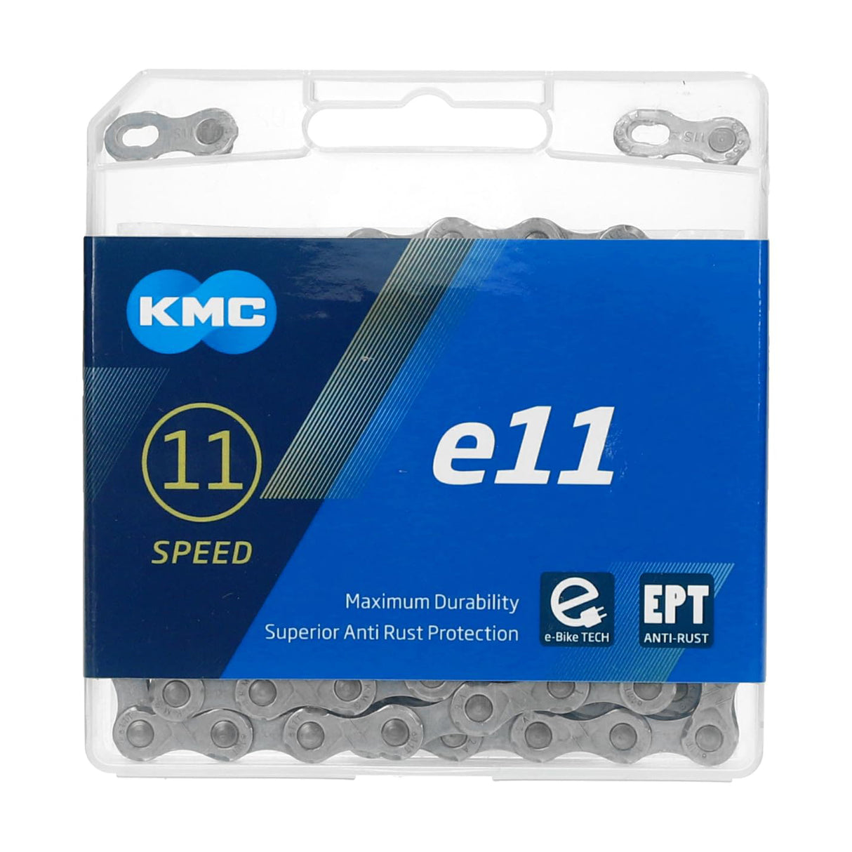 Chain 11 Speed KMC E-Bike E11 EPT 122L Silver