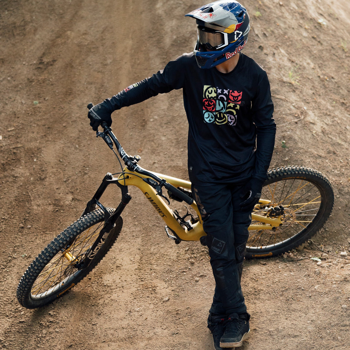Leatt Mens Gravity 3.0 Long Sleeve MTB Jersey