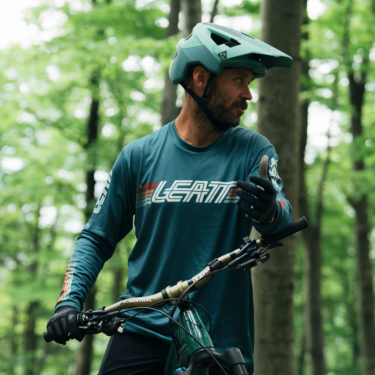 Leatt Mens Enduro 4.0 Long Sleeve MTB Jersey