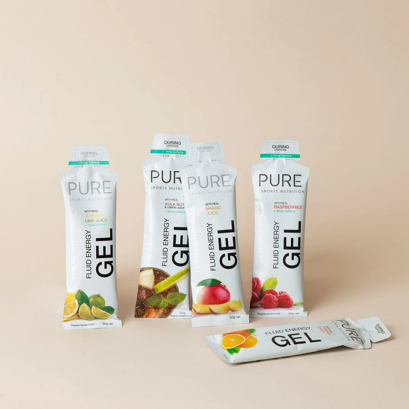 PURE Fluid Energy Gel 50g - Kola Nut & Lemon Juice