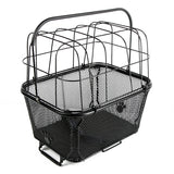 Pet Carrier Quick-Release Wire Rear Basket with Lid (8858)