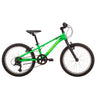 Malvern Star Attitude 20-inch kids bike in jungle green with black fork and yellow accents.