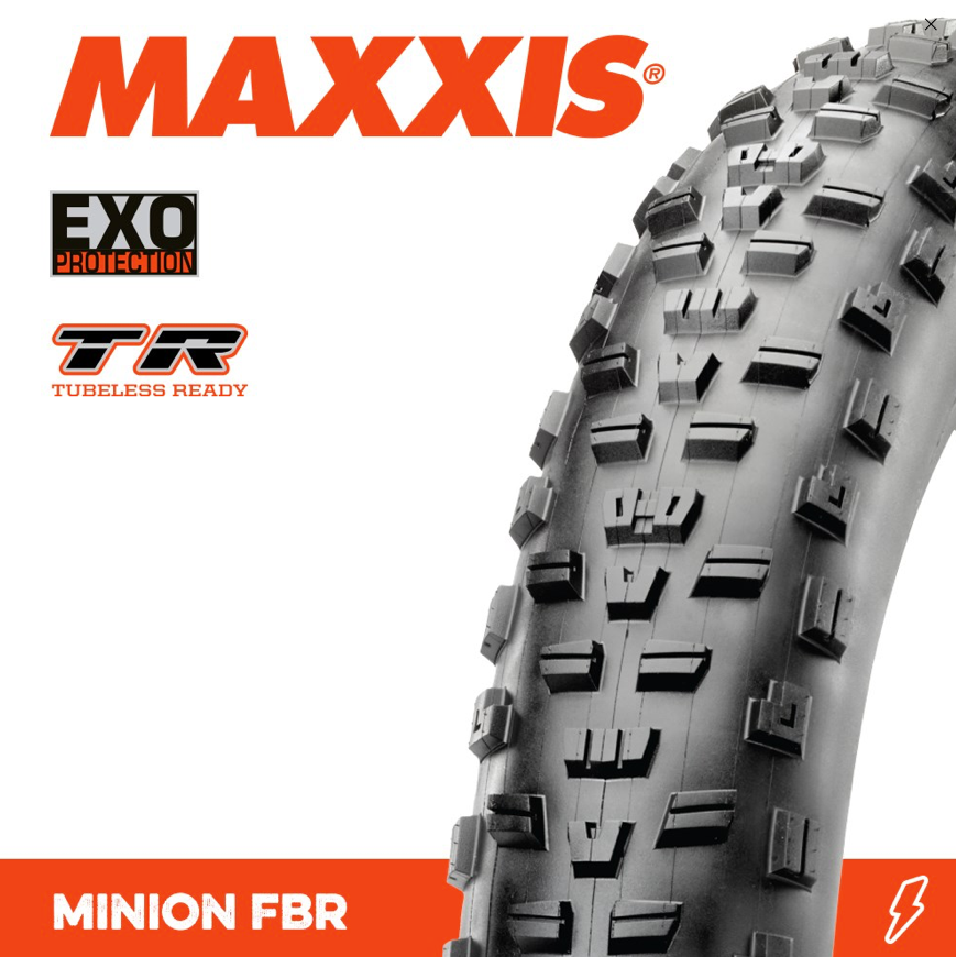 Tyre 27.5 x 3.80 Maxxis Minion FBR Fat Exo TR 120TPI