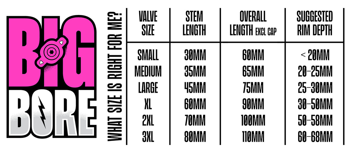 Muc-Off Big Bore Lite Tubeless Valve