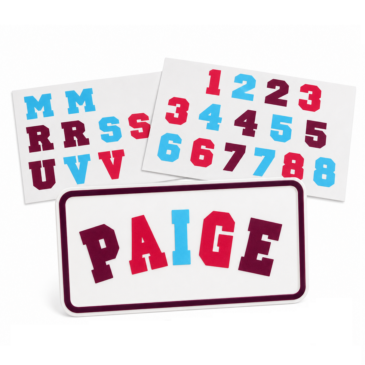 Kids Bikes Up Name Plate for Handlebars