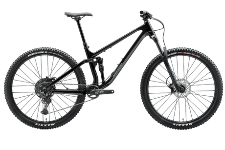 Noro Fluid FS A3 (2025) dual-suspension mountain bike in Black Tusk colourway.