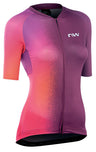 northwave blade womens short sleeve jersey in plum