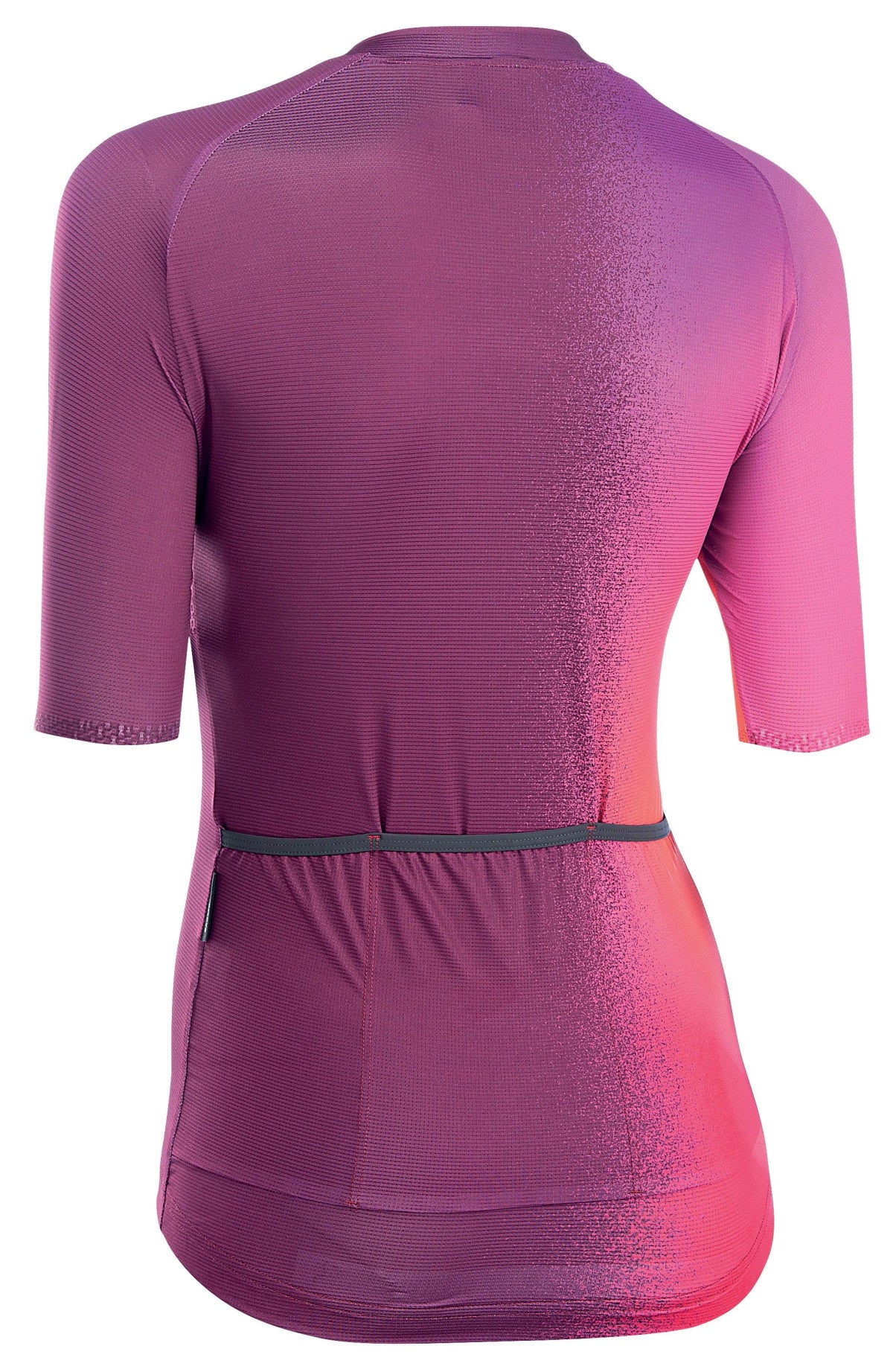 northwave blade womens short sleeve jersey in plum rear view