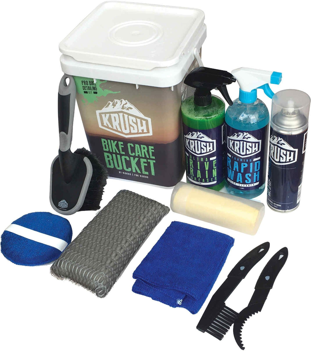 Krush Bike Care Bucket Pro Detailing Kit