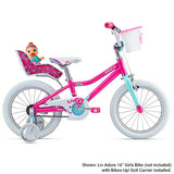 Bikes Up Kids Doll Seat - Pinky Purple/Blue Stars