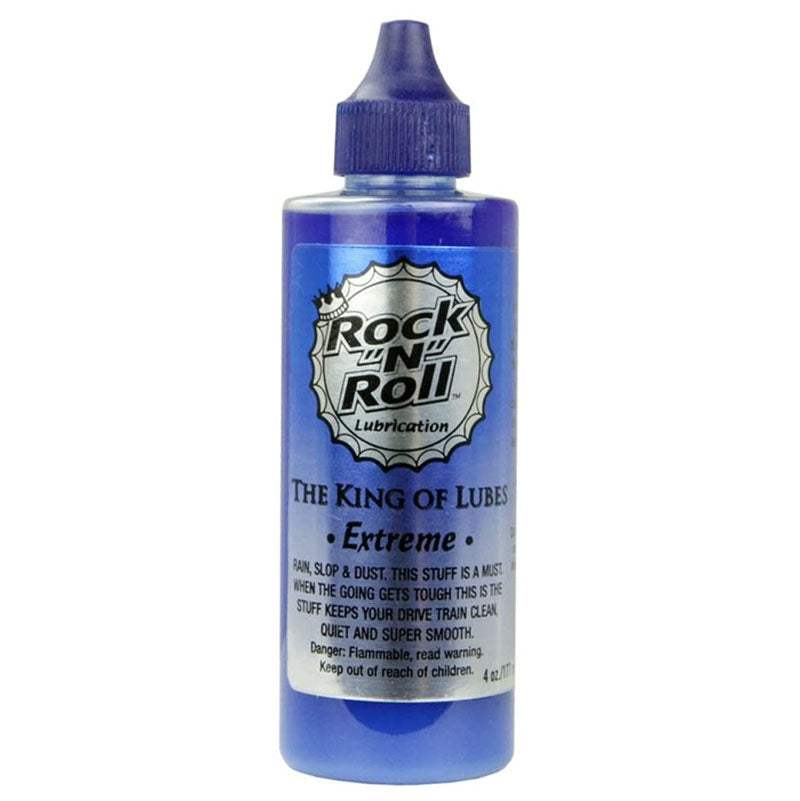 Rock N Roll Extreme Blue Wet Lubricant 4oz/118mL - For MTB