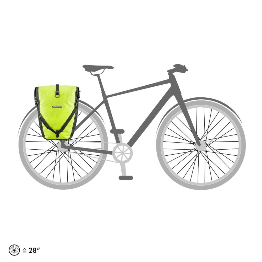 Ortlieb Back-Roller High-Vis Reflective Single Pannier Bag