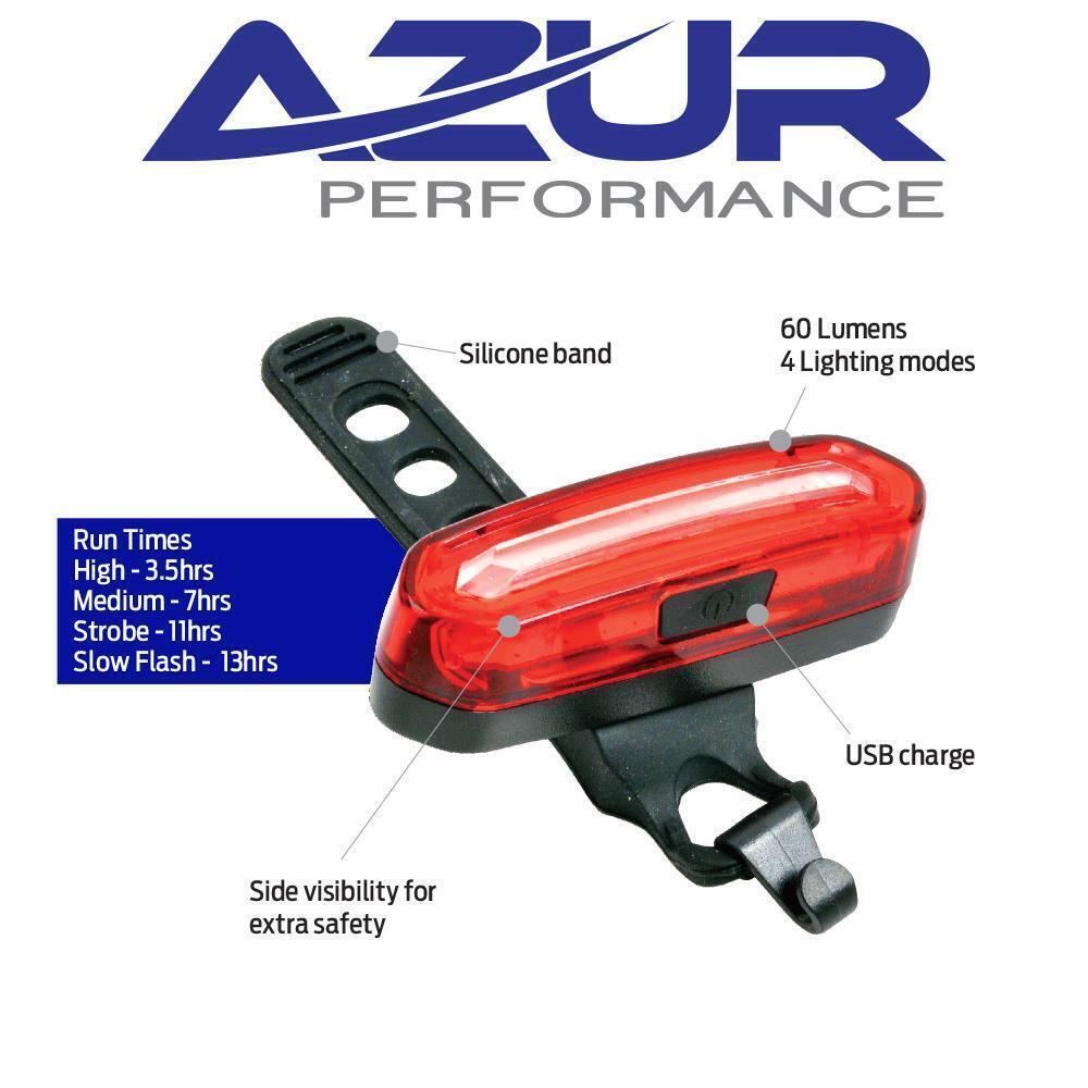 Azur USB Pro 60lm Rear Light