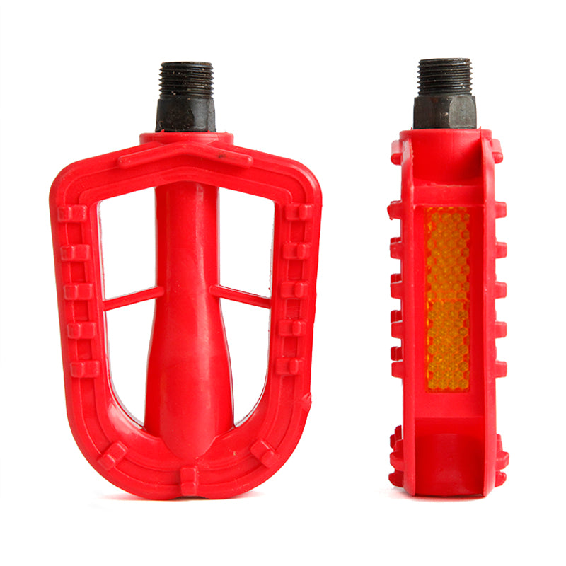 Kids Pedals Plastic 1/2" Red