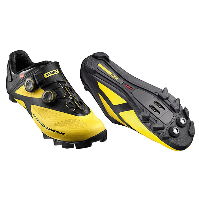 Mavic Crossmax SL Ultimate Mens MTB Shoes Yellow/Black 42 2/3 (Sample)
