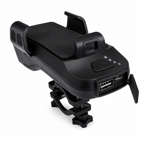 QBP Cell Vision Plus 650Lm 4-in-1 Front Light / Phone Mount / Charger / Horn