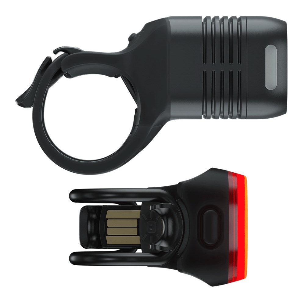 Knog Blinder Road 600/Blinder Mini Square 30 USB Light Set