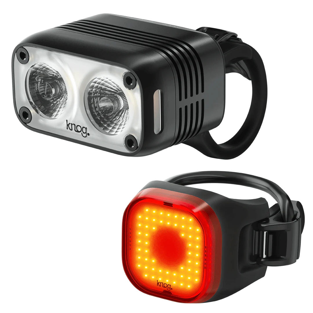 Knog Blinder Road 600/Blinder Mini Square 30 USB Light Set