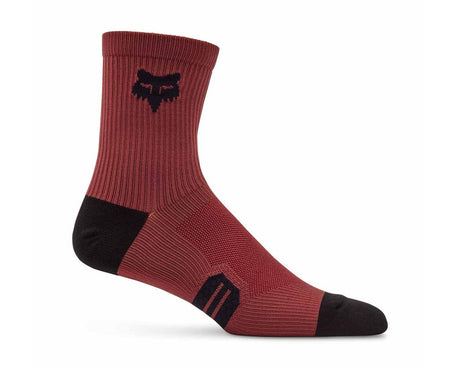 Fox 6" Ranger Socks (2024) rust