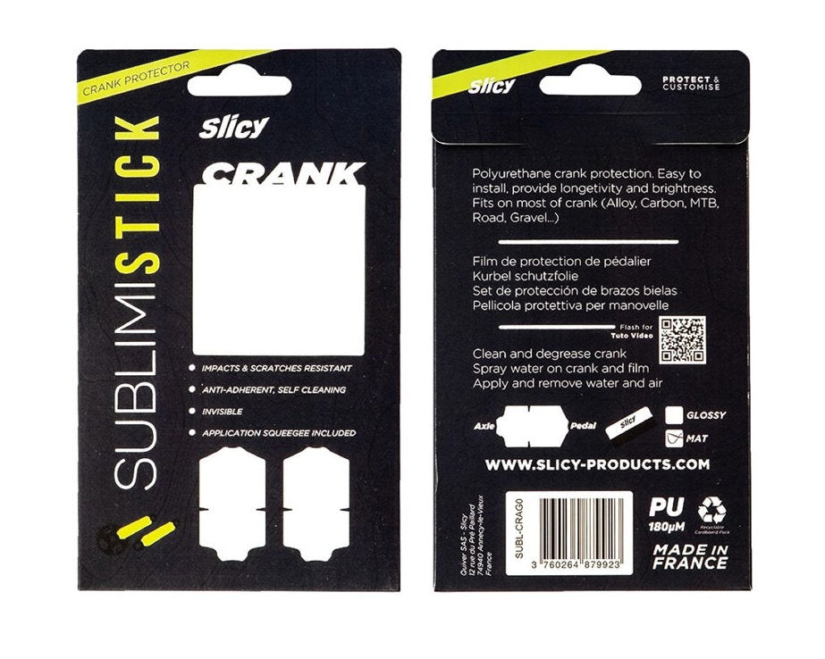 Slicy Sublimistick Clear Crank Protection
