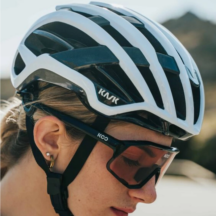 Kask Valegro road bike helmet in white/black