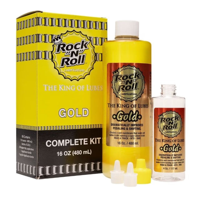 Rock N Roll Gold Chain Lubricant Kit 16oz/473mL