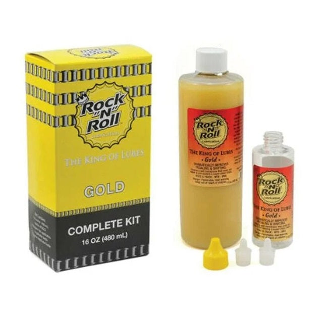 Rock N Roll Gold Chain Lubricant Kit 16oz/473mL
