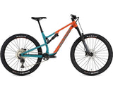 Rocky Mountain Instinct Alloy 30 (2023) dual-suspension trail mountain bike in orange/blue colourway.