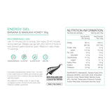 PURE Energy Gel 35g - Banana & Manuka Honey